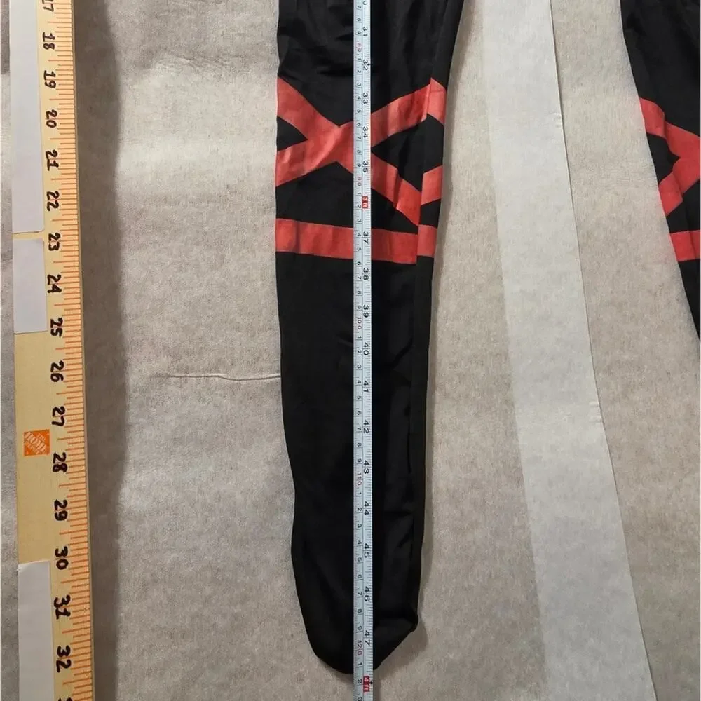 Black and Red Ninja Costume Size 10-12